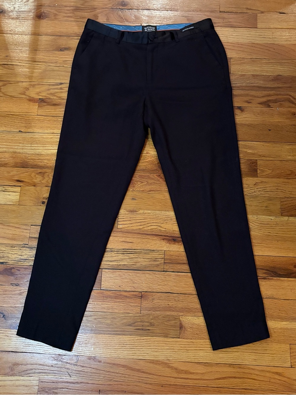 Scotch & Soda Black Men's Dress Pants